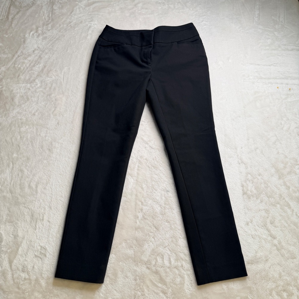 Ann Taylor LOFT Petites Julie Skinny Pants Black Career Office  00P Excellent